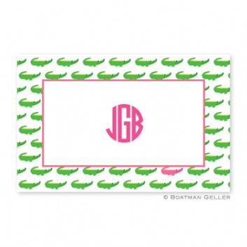 Plate-Alligator w/Red 1 Plate-Alligator w/Red