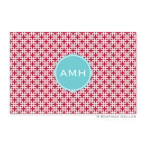 Laminated Placemat - Lattice