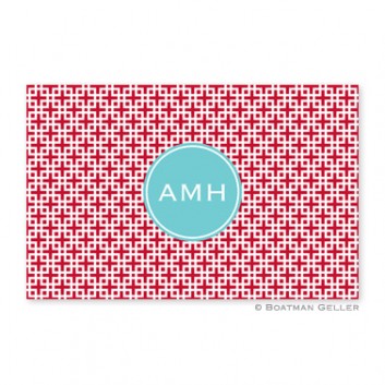 Laminated Placemat – Lattice 1 Laminated Placemat - Lattice