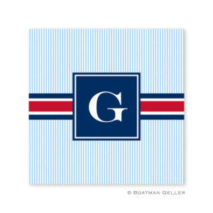 Coaster - Seersucker Band Red & Navy