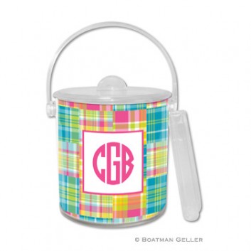 Ice Bucket – Madras Patch Bright 1 Ice Bucket - Madras Patch Bright