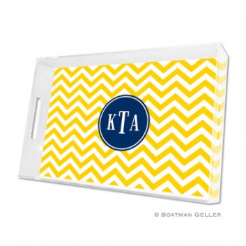 Lucite Tray – Chevron 1 Lucite Tray - Chevron