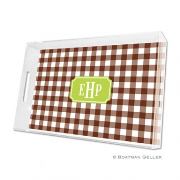 Lucite Tray – Classic Check 1 Lucite Tray - Classic Check