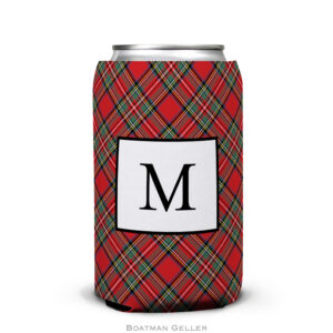 Koozie - Plaid Red