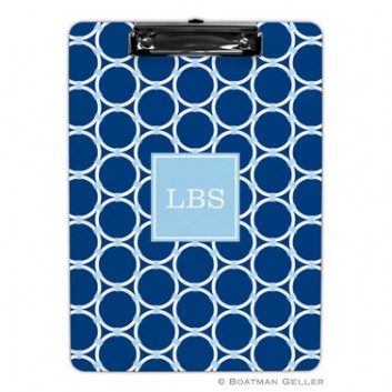 Clipboard – Bamboo Rings Navy 1 Clipboard - Bamboo Rings Navy