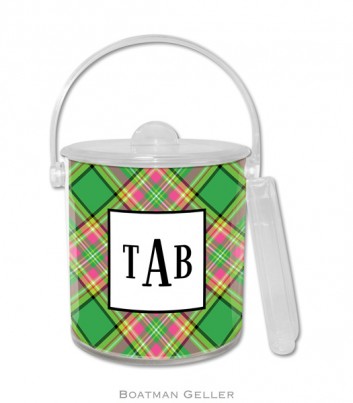 Ice Bucket – Preppy Plaid 1 Ice Bucket - Preppy Plaid
