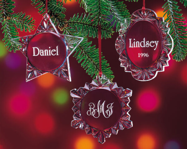 Crystal Portrait Ornament 1 Crystal Portrait Ornament