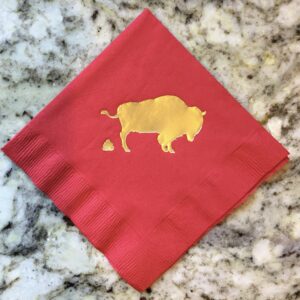 Buffalo Chips Beverage Napkins