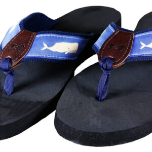 Moby Whale (blue) Flip Flops