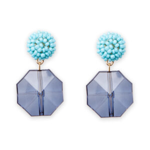 Murano Earrings (Turquoise)