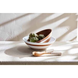 WOOD STRAP BOWL SET